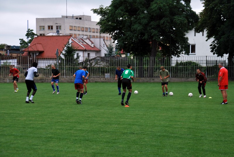 Trening piłkarzy Włocłavi