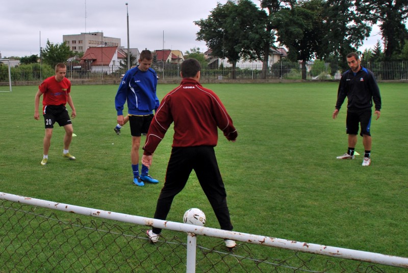 Trening piłkarzy Włocłavi