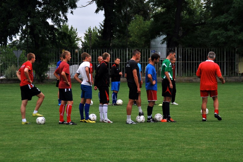 Trening piłkarzy Włocłavi