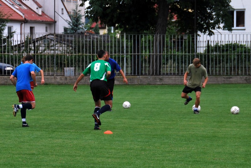 Trening piłkarzy Włocłavi