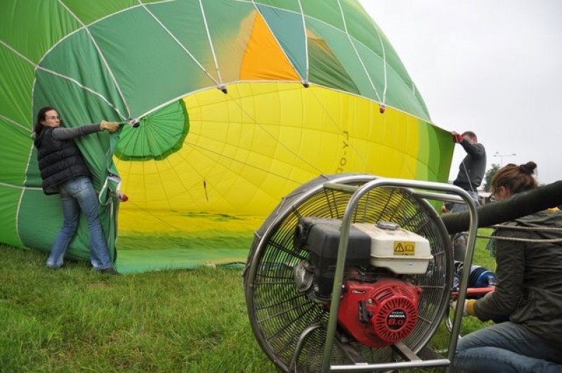 Balony nad miastem