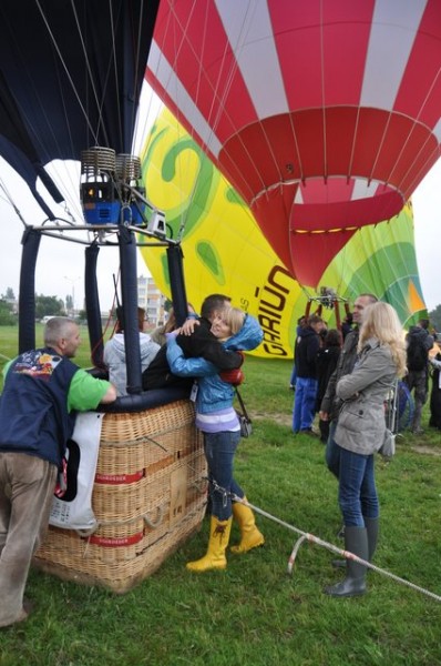 Balony nad miastem