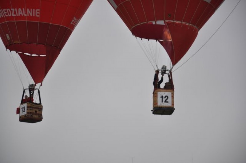 Balony nad miastem