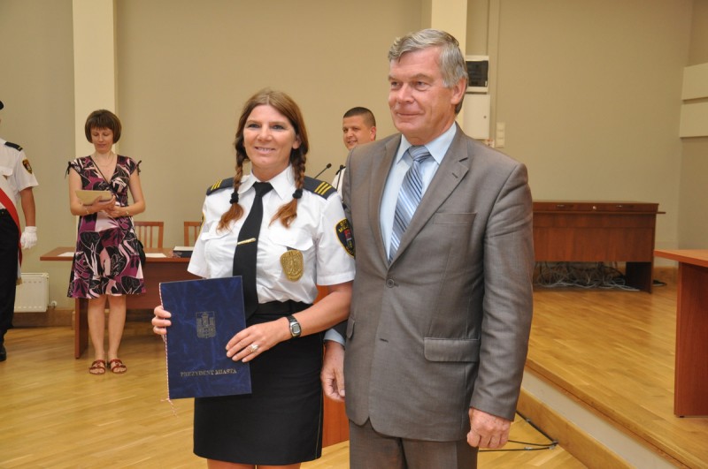 Życzenia włocławskim strażnikom złożył Janusz Dzięcioł