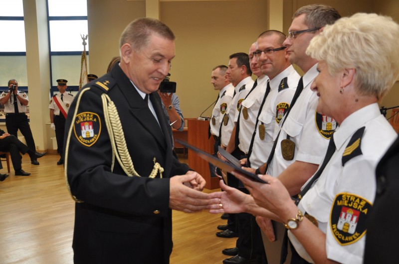 Życzenia włocławskim strażnikom złożył Janusz Dzięcioł