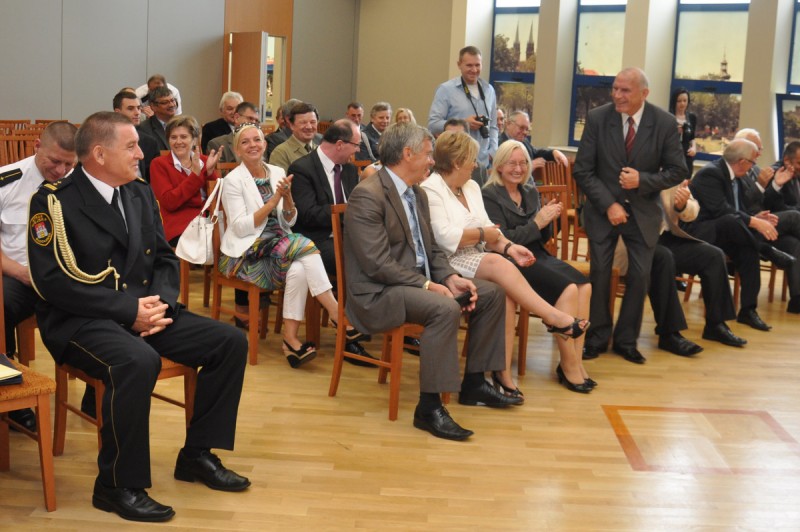 Życzenia włocławskim strażnikom złożył Janusz Dzięcioł