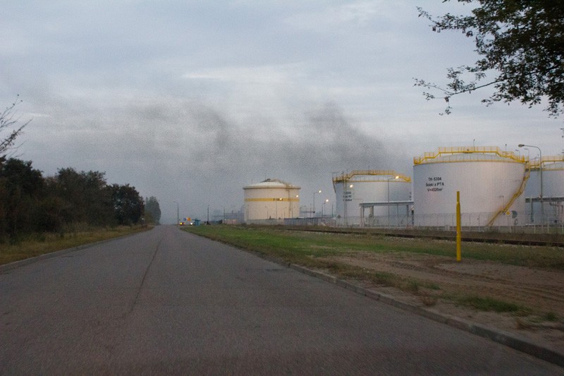 Pożar w Anwilu