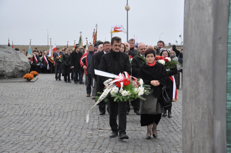 Uroczystości przy włocławskiej tamie