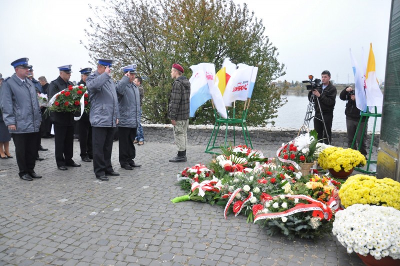 Uroczystości przy włocławskiej tamie
