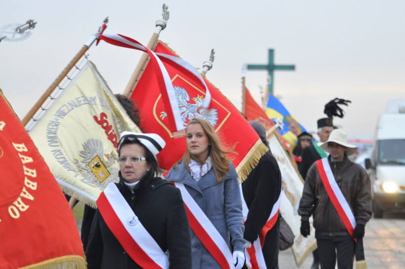 Uroczystości przy włocławskiej tamie