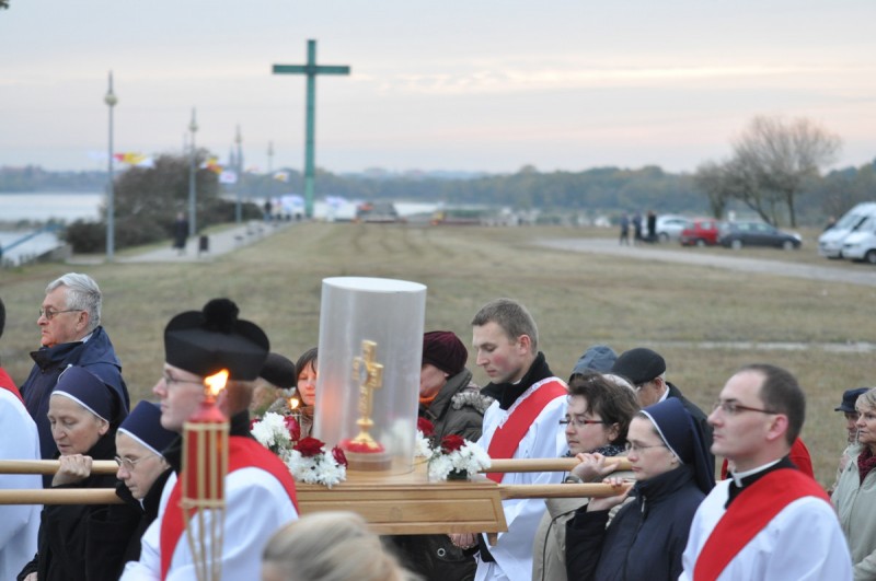 Uroczystości przy włocławskiej tamie