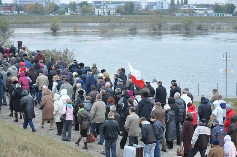 Uroczystości przy włocławskiej tamie