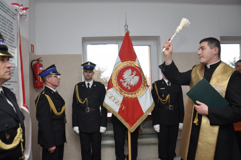 Oryginał zginął z Żabiej. Strażacy wykonali replikę.