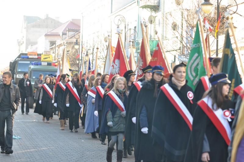 Włocławek uczcił odzyskanie niepodległości.