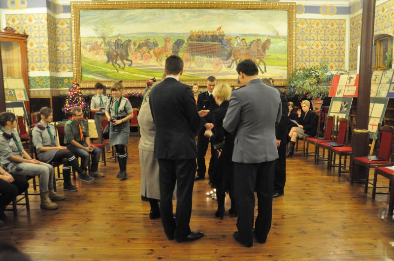Wigilia z harcerzami