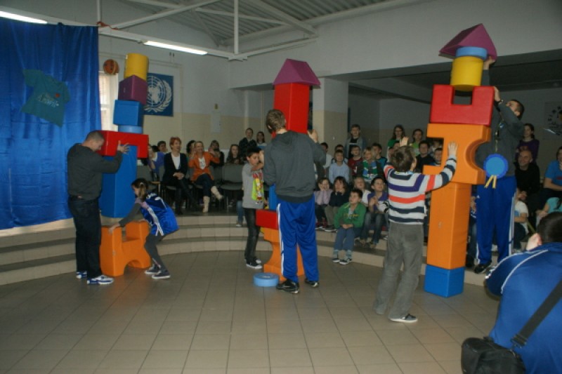 Wizyta koszykarzy w SP 23
