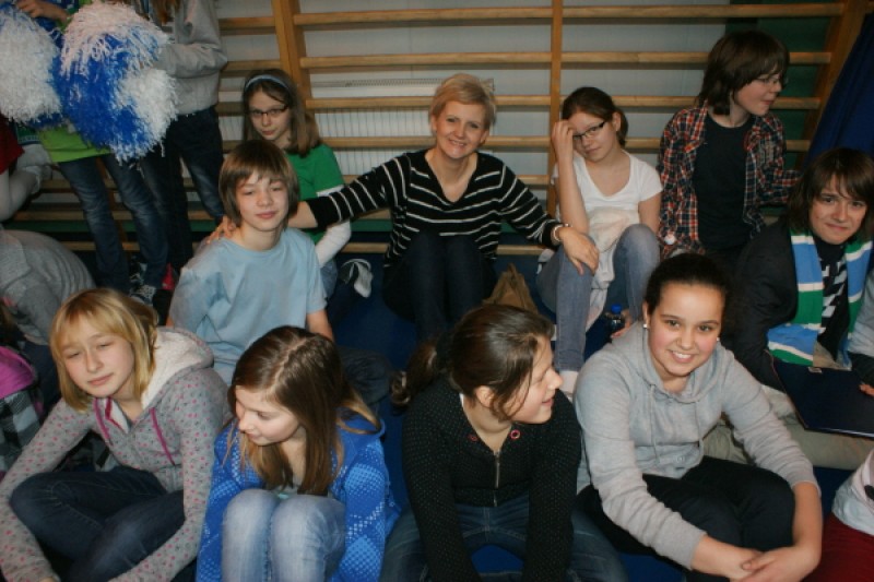 Wizyta koszykarzy w SP 23