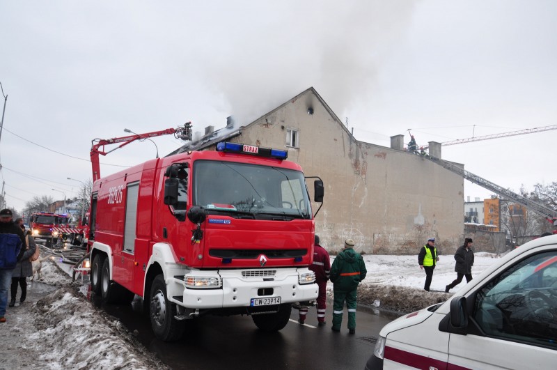 Stracili swój dom! Pożar kamienicy przy Stodólnej