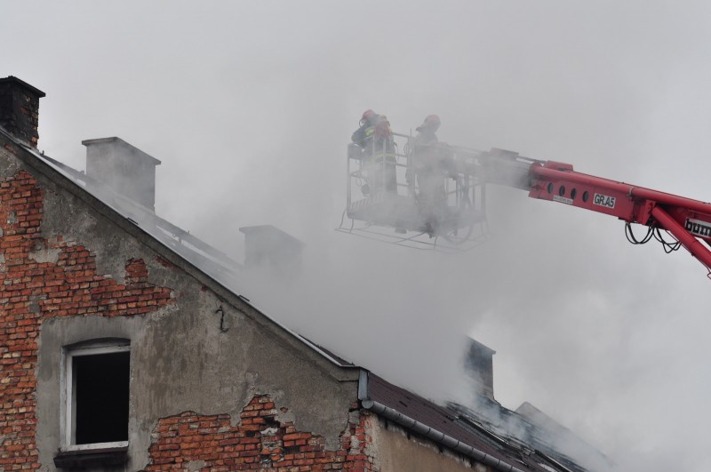 Stracili swój dom! Pożar kamienicy przy Stodólnej