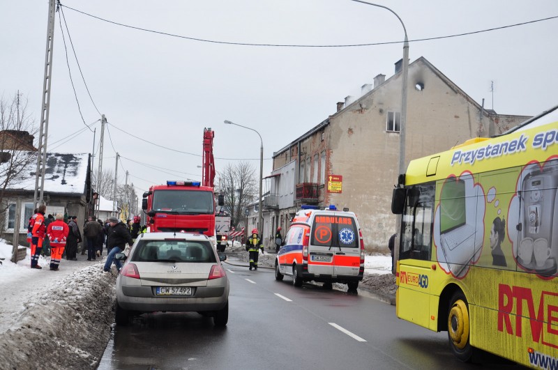 Stracili swój dom! Pożar kamienicy przy Stodólnej