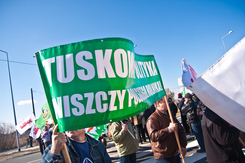 Blokada drogi krajowej nr 1