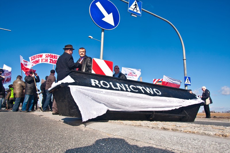 Blokada drogi krajowej nr 1