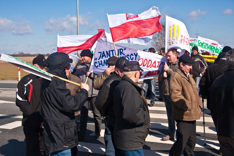 Blokada drogi krajowej nr 1