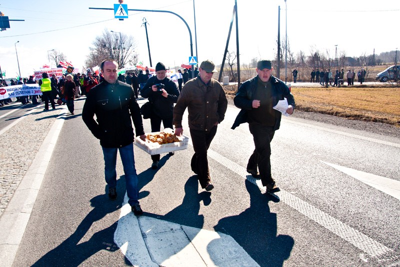 Blokada drogi krajowej nr 1