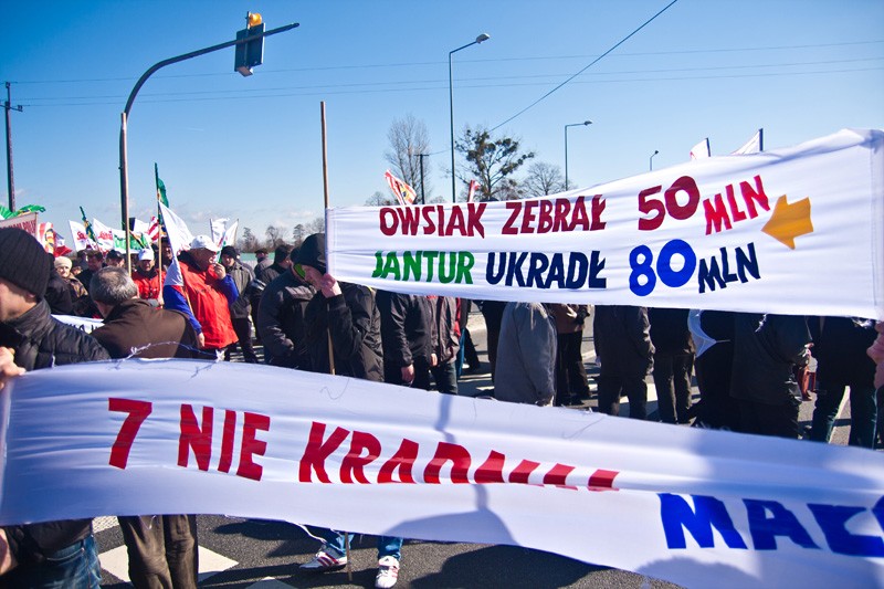 Blokada drogi krajowej nr 1