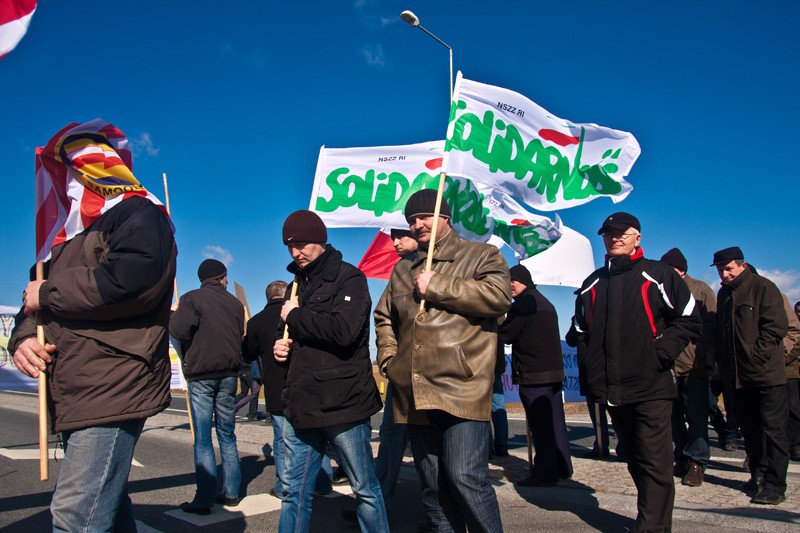 Blokada drogi krajowej nr 1