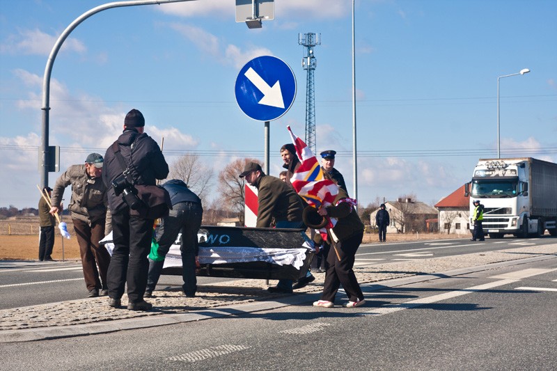 Blokada drogi krajowej nr 1