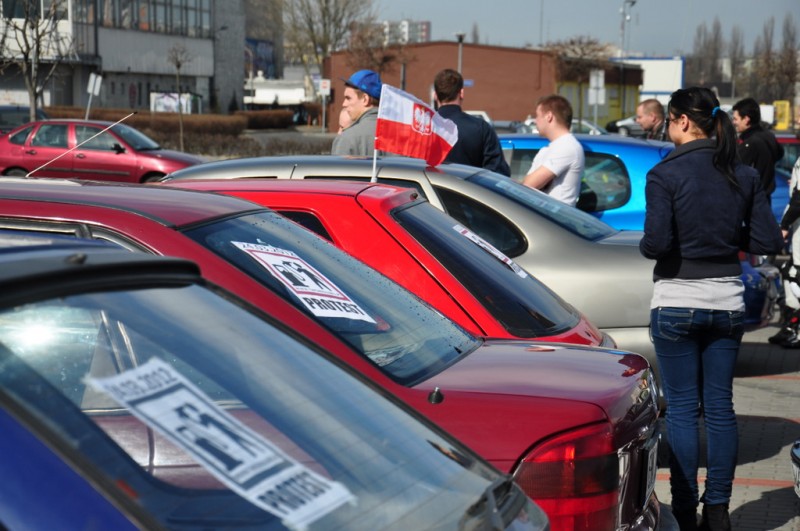 W żółwim tempie przez miasto. Kolejny protest kierowców.