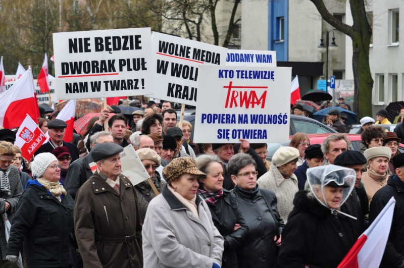 Włocławianie w obronie TV TRWAM