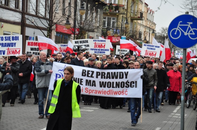 Włocławianie w obronie TV TRWAM