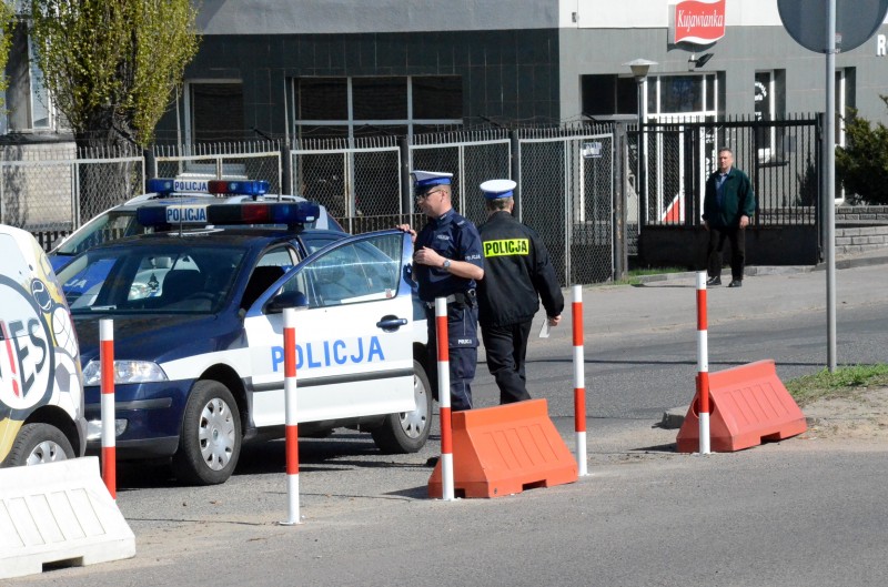 Kolizja na wiadukcie