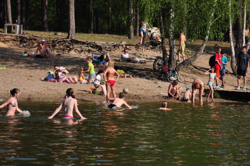 Lipiec w maju! Tłumy na włocławskich plażach