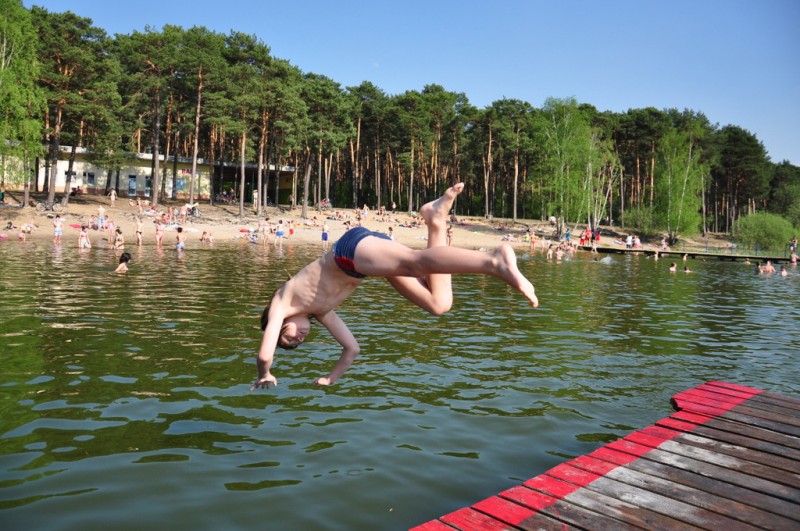 Lipiec w maju! Tłumy na włocławskich plażach