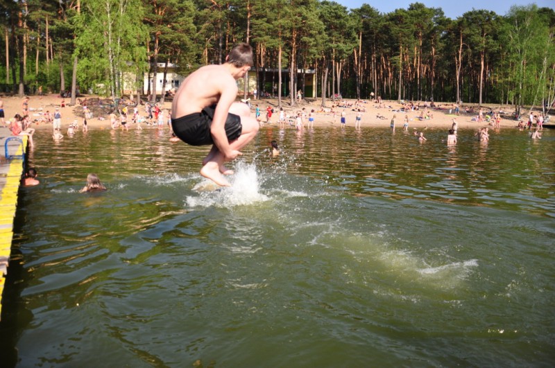 Lipiec w maju! Tłumy na włocławskich plażach