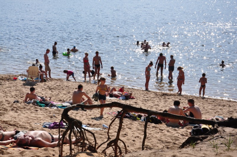 Lipiec w maju! Tłumy na włocławskich plażach