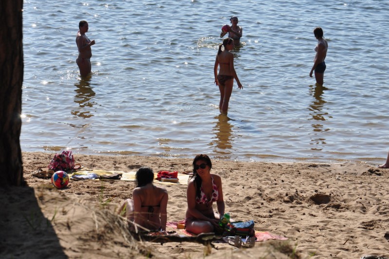 Lipiec w maju! Tłumy na włocławskich plażach
