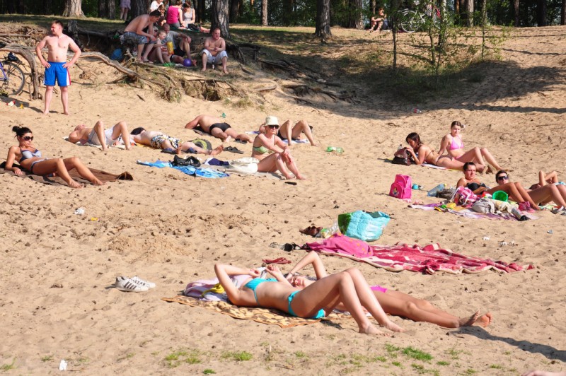 Lipiec w maju! Tłumy na włocławskich plażach