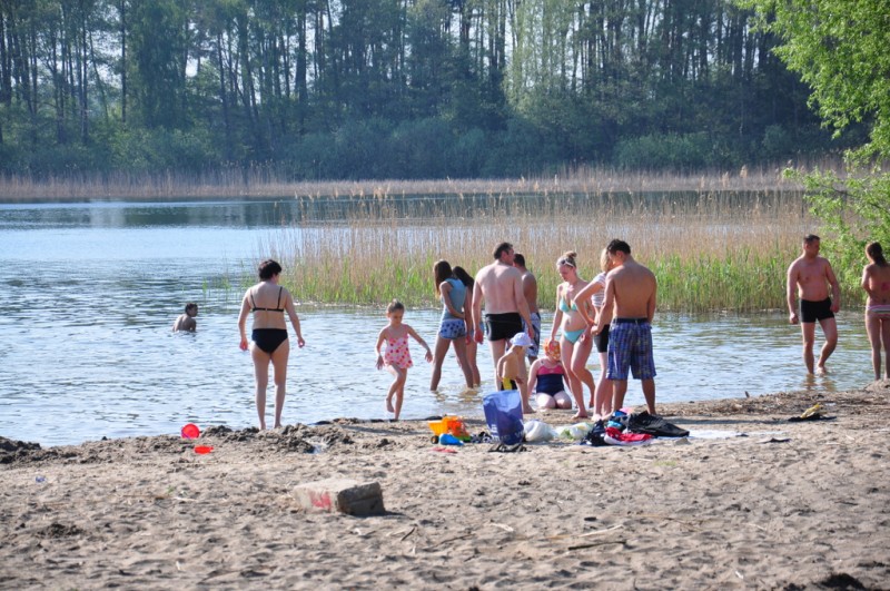 Lipiec w maju! Tłumy na włocławskich plażach