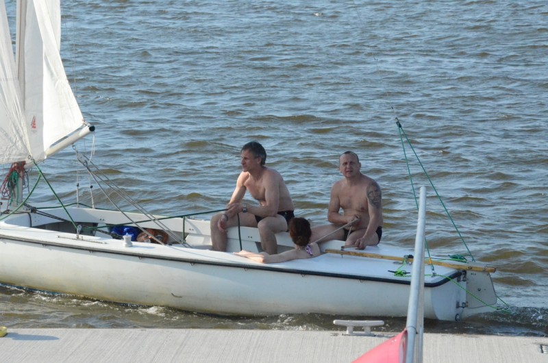 Żaglówki, grill i narty wodne, tak było na włocławskiej przystani