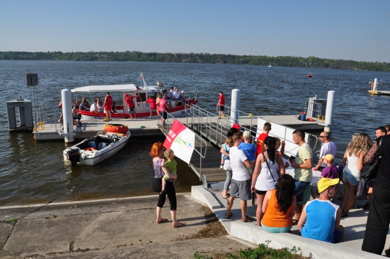 Żaglówki, grill i narty wodne, tak było na włocławskiej przystani