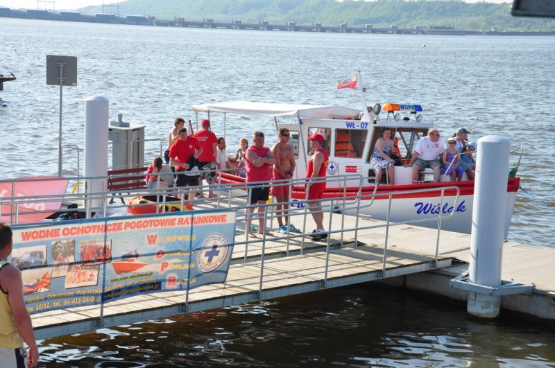 Żaglówki, grill i narty wodne, tak było na włocławskiej przystani