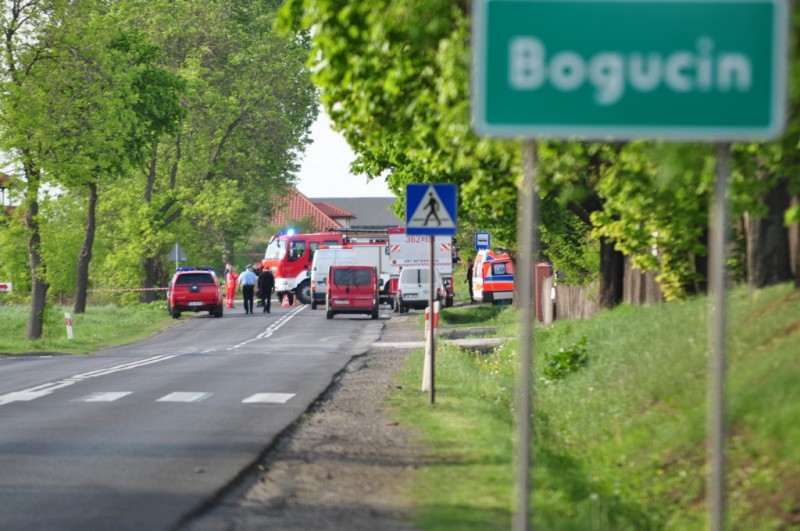 Rozerwany gazociąg! Ewakuowano mieszkańców, droga 67 do Lipna zablokowana.