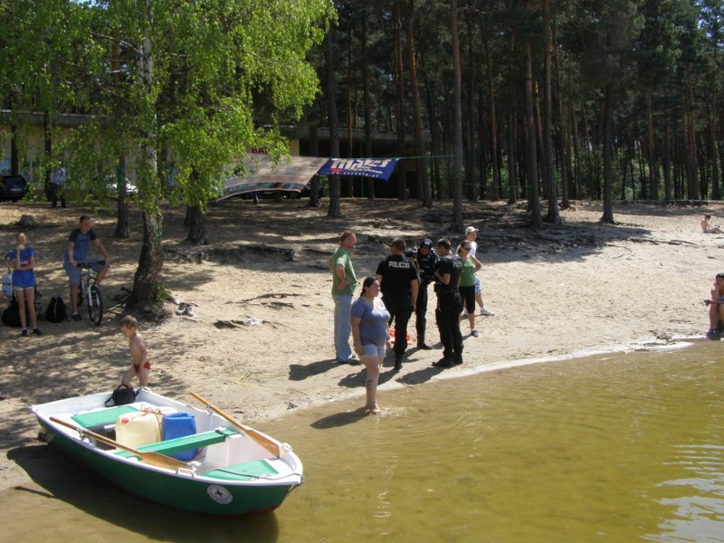 Sprzątanie jeziora Czarnego