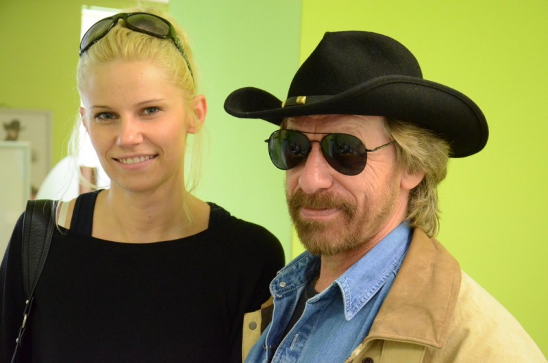 Chuck Norris w towarzystwie włocławian