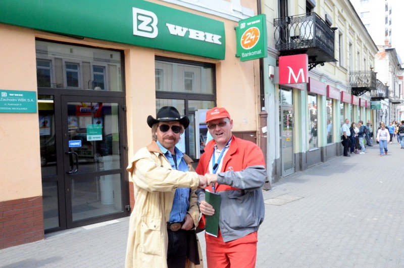 Chuck Norris w towarzystwie włocławian