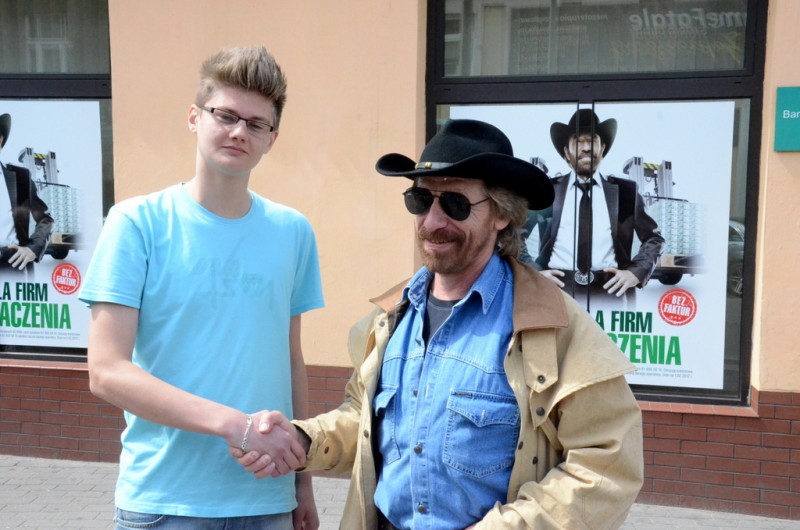 Chuck Norris w towarzystwie włocławian